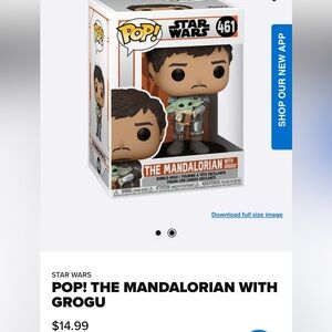 The Mandalorian with Grogu Funko Pop